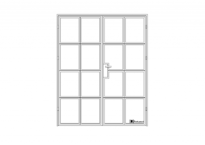 A4 Double-leaf Loft Door