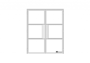 C4 Double-leaf Loft Door