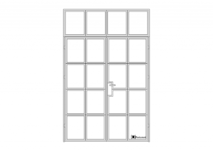 A6 Double-leaf Loft Door