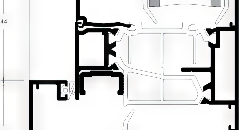 SAPA_DF_75_SI_Aluminium_Casement_Wireframe SAPA_DF_75_SI_Aluminium_Casement_Wireframe